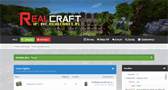 Desktop Screenshot of forum.svrealcraft.pl